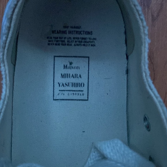 Miharayasuhiro White and Black Sneakers